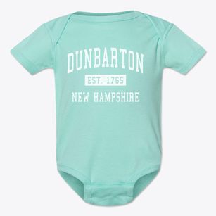 Dunbarton New Hampshire Classic Established Baby Onesie