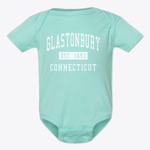 Glastonbury Connecticut Classic Established Baby Onesie
