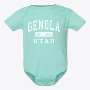 Genola Utah Classic Established Baby Onesie