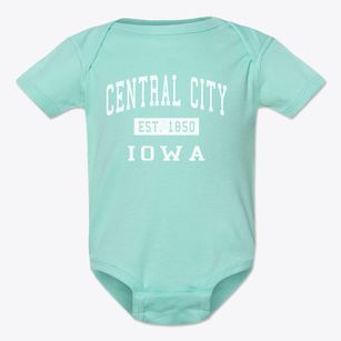 Central City Iowa Classic Established Baby Onesie