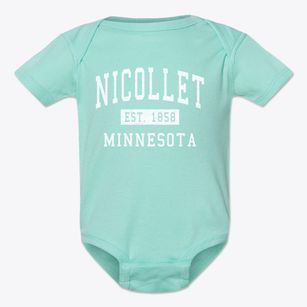 Nicollet Minnesota Classic Established Baby Onesie