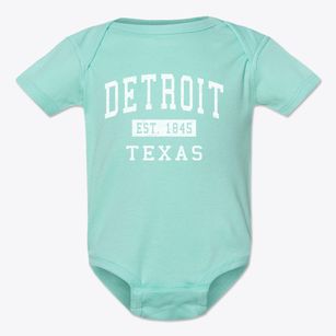 Detroit Texas Classic Established Baby Onesie