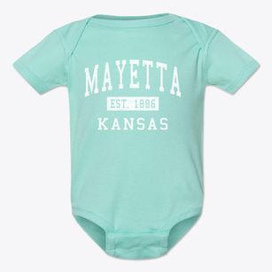 Mayetta Kansas Classic Established Baby Onesie