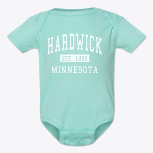 Hardwick Minnesota Classic Established Baby Onesie