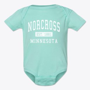 Norcross Minnesota Classic Established Baby Onesie