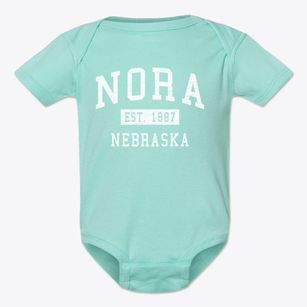 Nora Nebraska Classic Established Baby Onesie