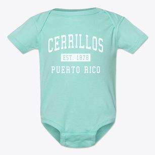 Cerrillos Puerto Rico Classic Established Baby Onesie