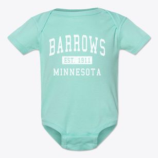 Barrows Minnesota Classic Established Baby Onesie