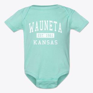 Wauneta Kansas Classic Established Baby Onesie