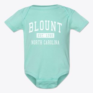Blount North Carolina Classic Established Baby Onesie