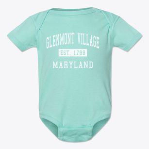 Glenmont Village Maryland Classic Established Baby Onesie