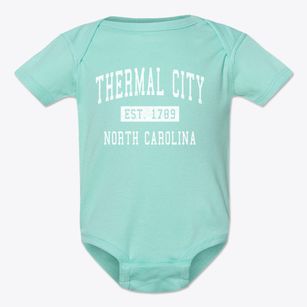 Thermal City North Carolina Classic Established Baby Onesie