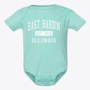 East Hardin Illinois Classic Established Baby Onesie