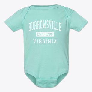 Burrowsville Virginia Classic Established Baby Onesie