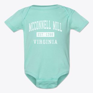 Mcconnell Mill Virginia Classic Established Baby Onesie