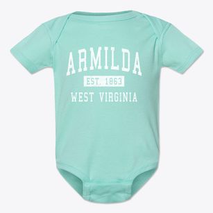 Armilda West Virginia Classic Established Baby Onesie