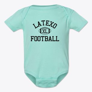Latexo School Classic Football Baby Onesie