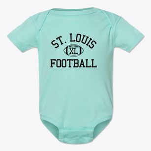 Saint Louis Catholic School Classic Football Baby Onesie