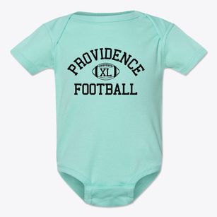 Providence Baptist School Classic Football Baby Onesie