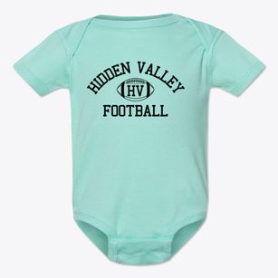 Hidden Valley High School Classic Football Baby Onesie