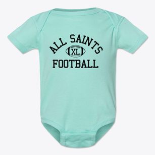 All Saints Catholic School Classic Football Baby Onesie
