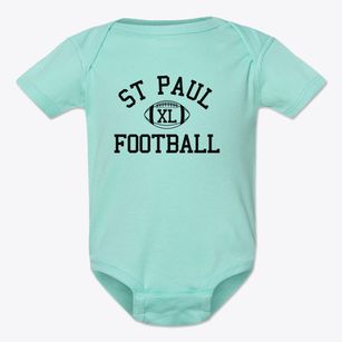 St Paul Parish Classic Football Baby Onesie