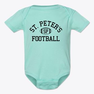 St. Peter's Lutheran School Classic Football Baby Onesie