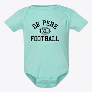 De Pere High School Classic Football Baby Onesie