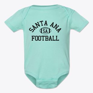 Santa Ana High School Classic Football Baby Onesie