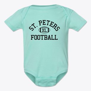 Saint Peters Episcopal School Classic Football Baby Onesie