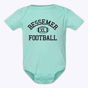 Bessemer Center For Technology Classic Football Baby Onesie