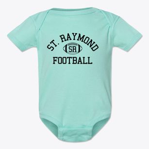 Saint Raymond School Classic Football Baby Onesie