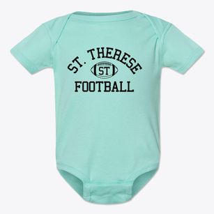 Saint Therese School Classic Football Baby Onesie