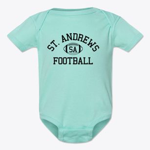 Saint Andrews School Classic Football Baby Onesie