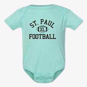 Saint Paul Lutheran School Classic Football Baby Onesie