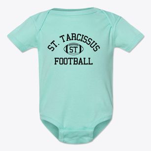Saint Tarcissus School Classic Football Baby Onesie