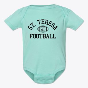 Saint Teresa Catholic School Classic Football Baby Onesie