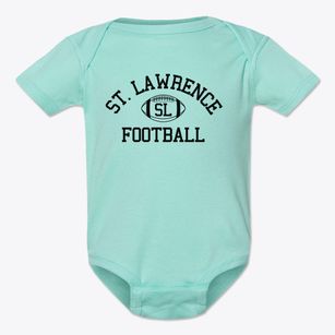 Saint Lawrence School Classic Football Baby Onesie