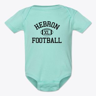 Hebron Christian Day School Classic Football Baby Onesie