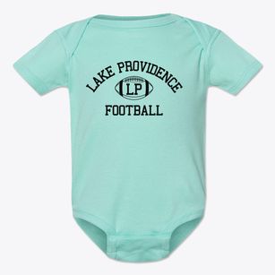 Lake Providence Junior High School Classic Football Baby Onesie