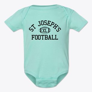 St Joseph's Church Classic Football Baby Onesie
