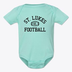 Saint Lukes Episcopal Day School Classic Football Baby Onesie