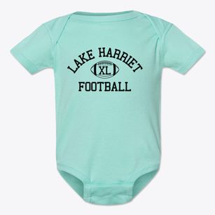 Lake Harriet Lower School Classic Football Baby Onesie