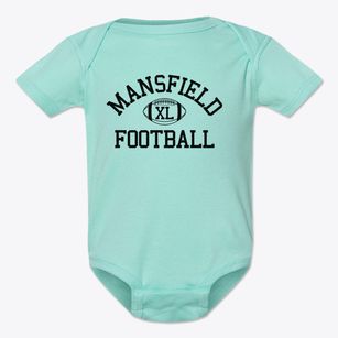 Mansfield High School Classic Football Baby Onesie