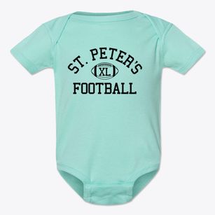 St. Peter Of Alcantara School Classic Football Baby Onesie