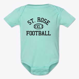 Saint Francis Xavier School Classic Football Baby Onesie