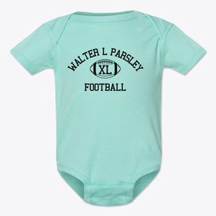 Walter L Parsley School Classic Football Baby Onesie