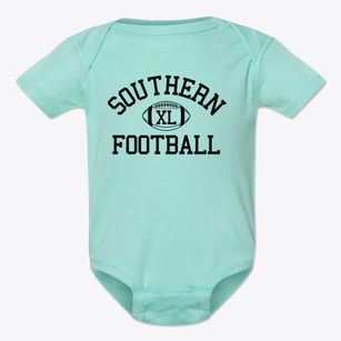 Southern High School Classic Football Baby Onesie