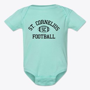 Saint Cornelius School Classic Football Baby Onesie