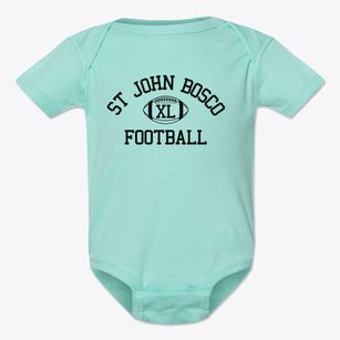 Sardis - Saint John Bosco Classic Football Baby Onesie
